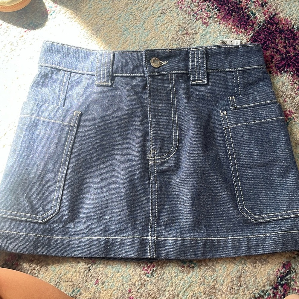 Stradivarius denim skirt